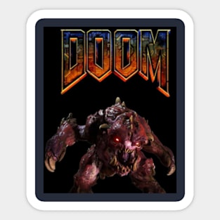 Doom 2016 Cacodemon Sticker